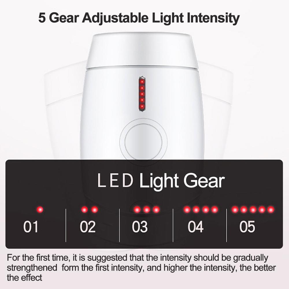 Home laser hair removal instrument by My Store with handheld design and treatment window