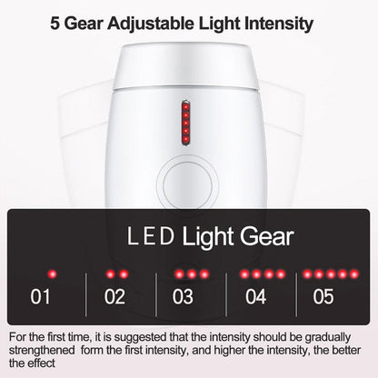 Home laser hair removal instrument by My Store with handheld design and treatment window