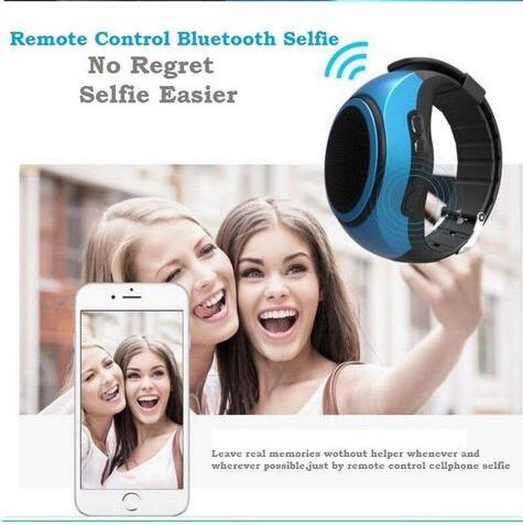 Smart Bluetooth music watch with digital display and black wristband by My Store