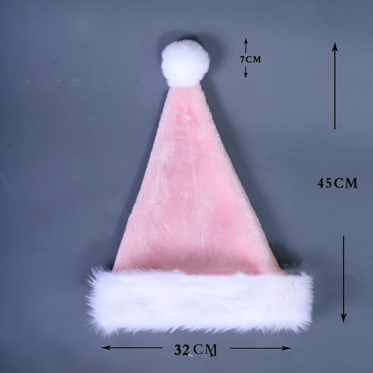 Red plush Christmas hat decoration from My Store