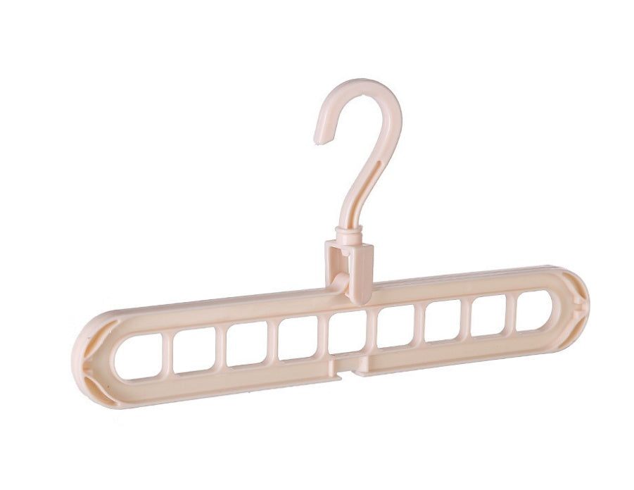 Plastic clothes hanger with storage hook for hanging garments, My Store