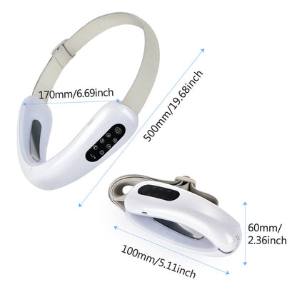 Face-lifting instrument and neck massager, handheld skincare tool for facial and neck massage
