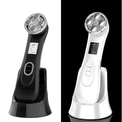 Multifunctional skin rejuvenation care instrument in compact white design by Qi