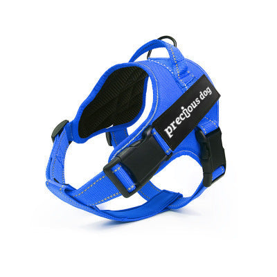 My Store Type 7 pet harness shown from the front in a close-up product view