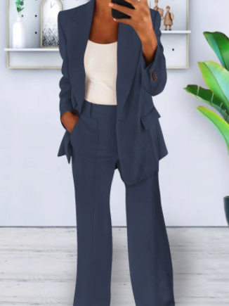 Women's Slim Fit Lapel Cardigan for Business and Daily Wear