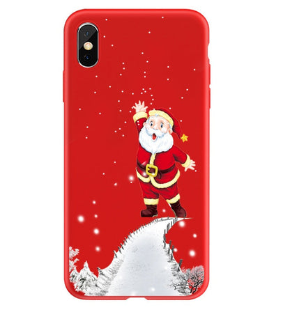 Christmas phone case with festive holiday design for smartphone protection