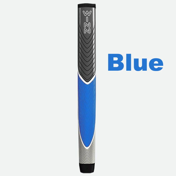 Golf club grips by My Store, textured black rubber grips shown close up