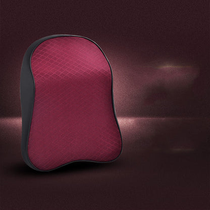 Black car cushion seat pad viewed from above