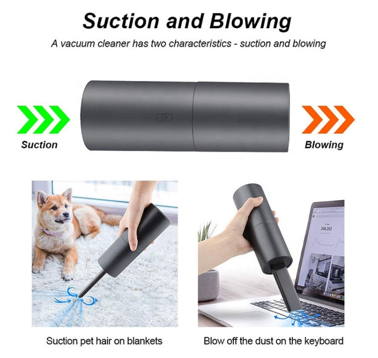 Wireless handheld car vacuum cleaner by My Store, compact design with nozzle attachment