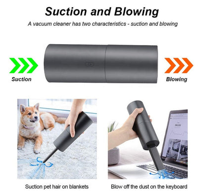 Wireless handheld car vacuum cleaner by My Store, compact design with nozzle attachment