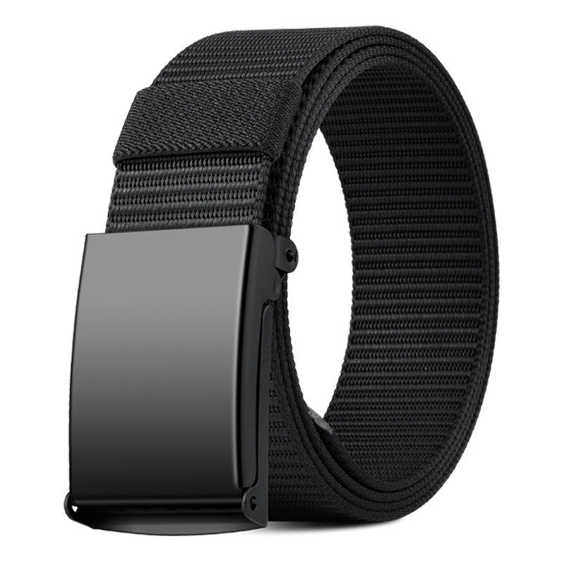 Unisex outdoor nylon business belt with casual waistband design