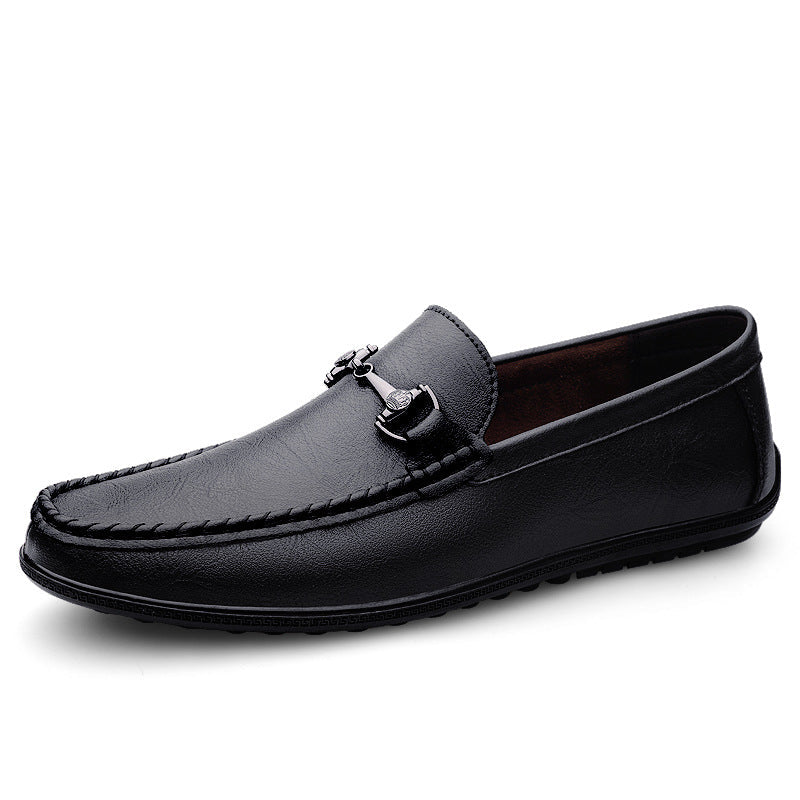 Soft-soled lightweight breathable slip-on loafers in a casual design
