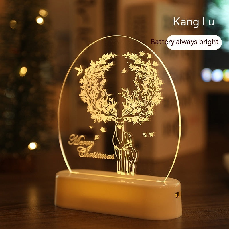 Christmas decorations night light decoration with festive holiday design and soft glowing illumination