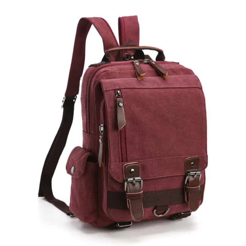 Casual Canvas Backpack for Outdoor Travel