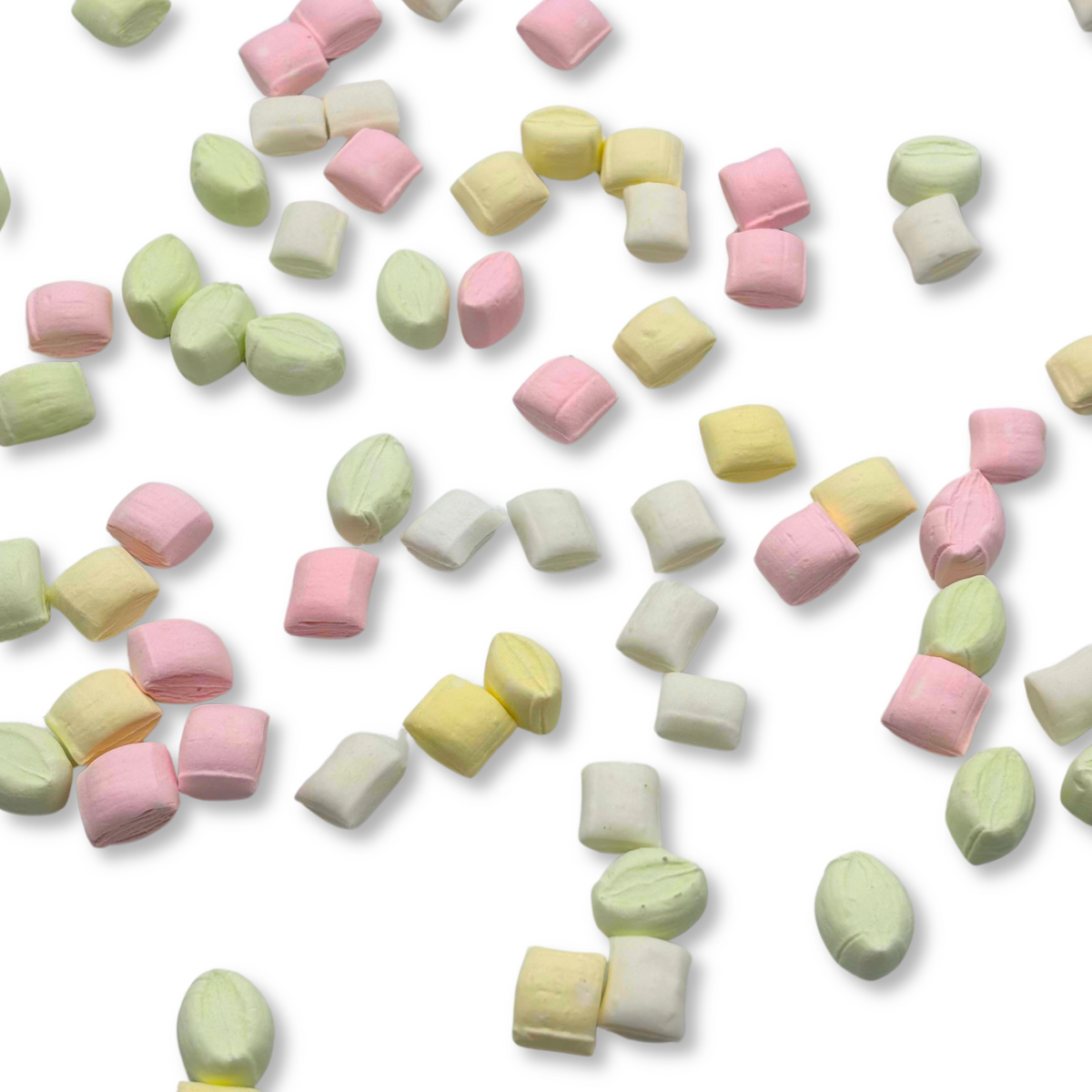 Assorted buttermints candy in a bulk value bag by Candy In Bulk, showing colorful mint candies in a clear bag.