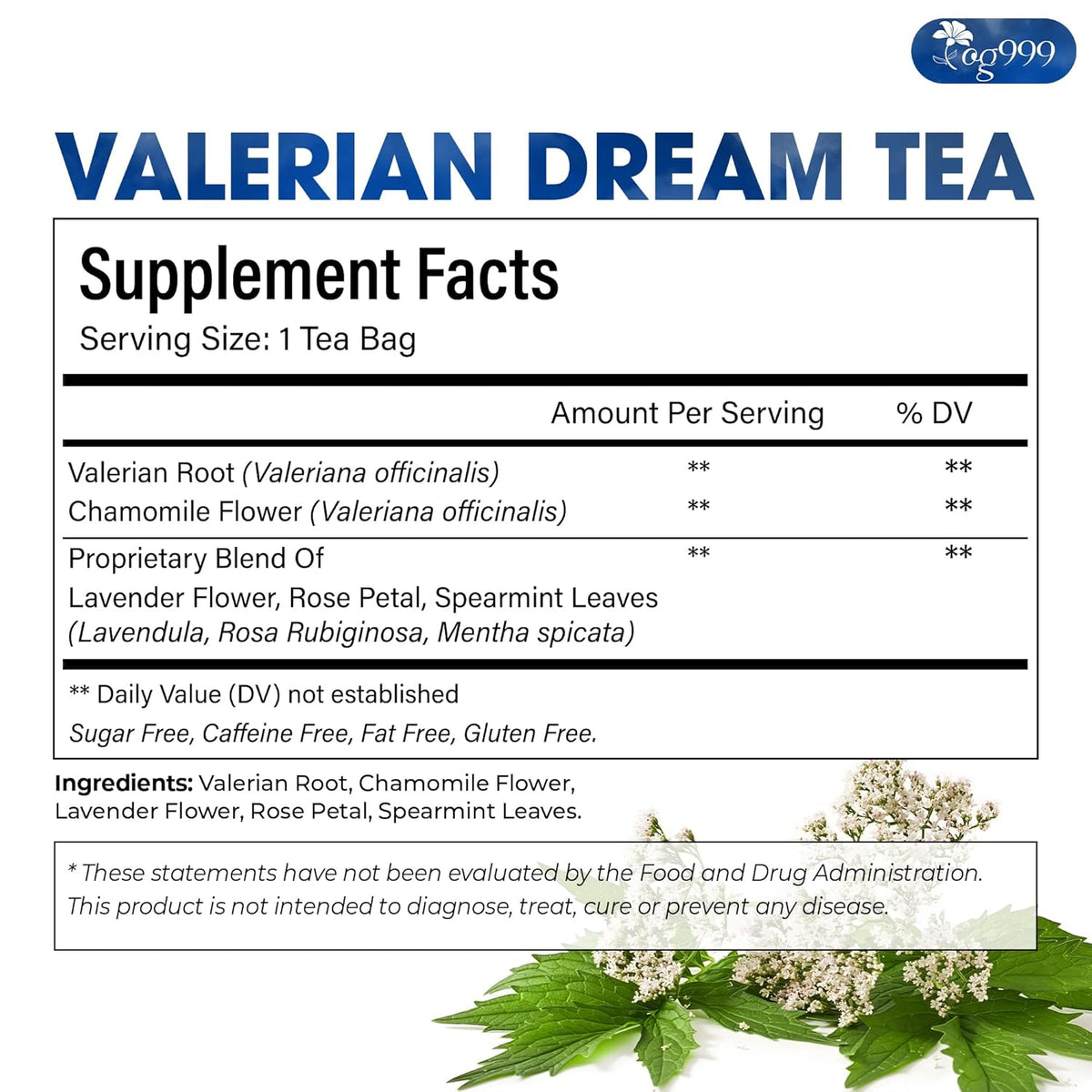 Premium Valerian Tea