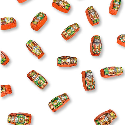 Reese's Milk Chocolate Peanut Butter Nutcrackers in bulk, featuring chocolate and peanut butter candies in a colorful bag.