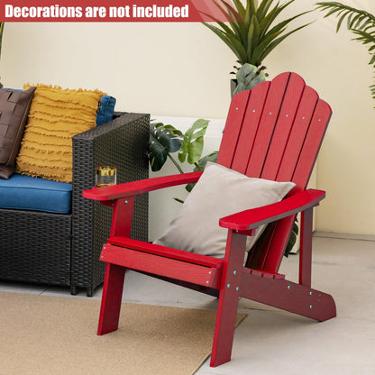 Pair of GBruno Store Adirondack chairs for adults and kids, perfect for patio outdoor seating and relaxation.