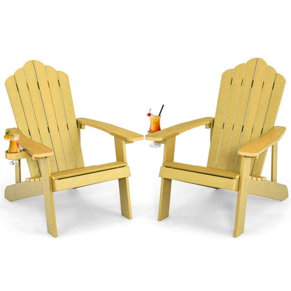 Set of two GBruno Store Adirondack chairs for adults and kids, perfect for patio outdoor seating and relaxation.