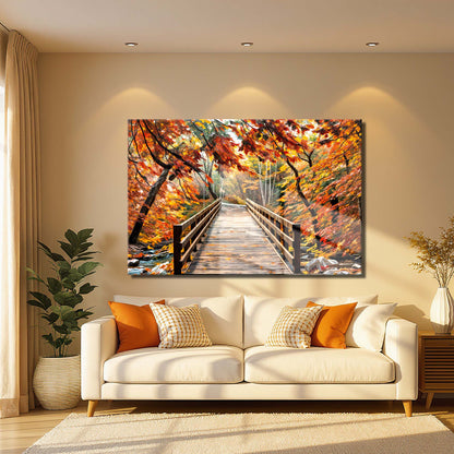 Crossing Autumn Wall Art