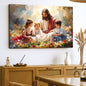 Jesus With Children Faith Wall Art II