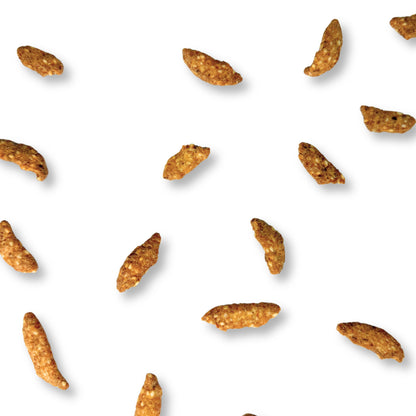 Bulk Sesame Sticks snack from Candy In Bulk in oat bran flavor, showing crispy, golden sesame sticks in a large value bag.