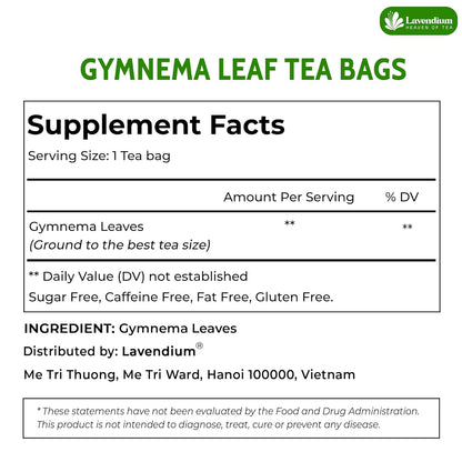 Premium Gymnema Leaf Tea Bags