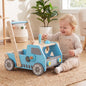 Wooden baby walker by GBruno Store with adjustable speed and storage, featuring a sturdy design and smooth wheels for toddler mobility.