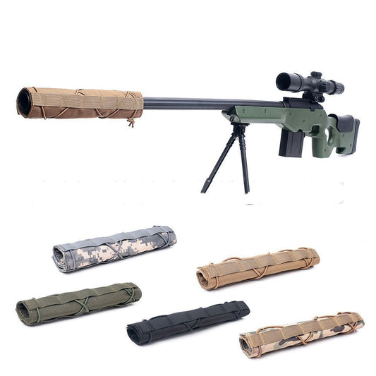 Camo silencer bag protection cover for outdoor hunting gear