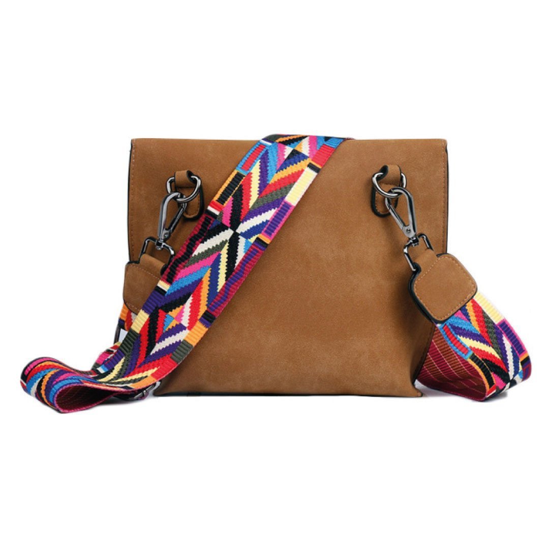 Tan Tassel Crossbody Bag