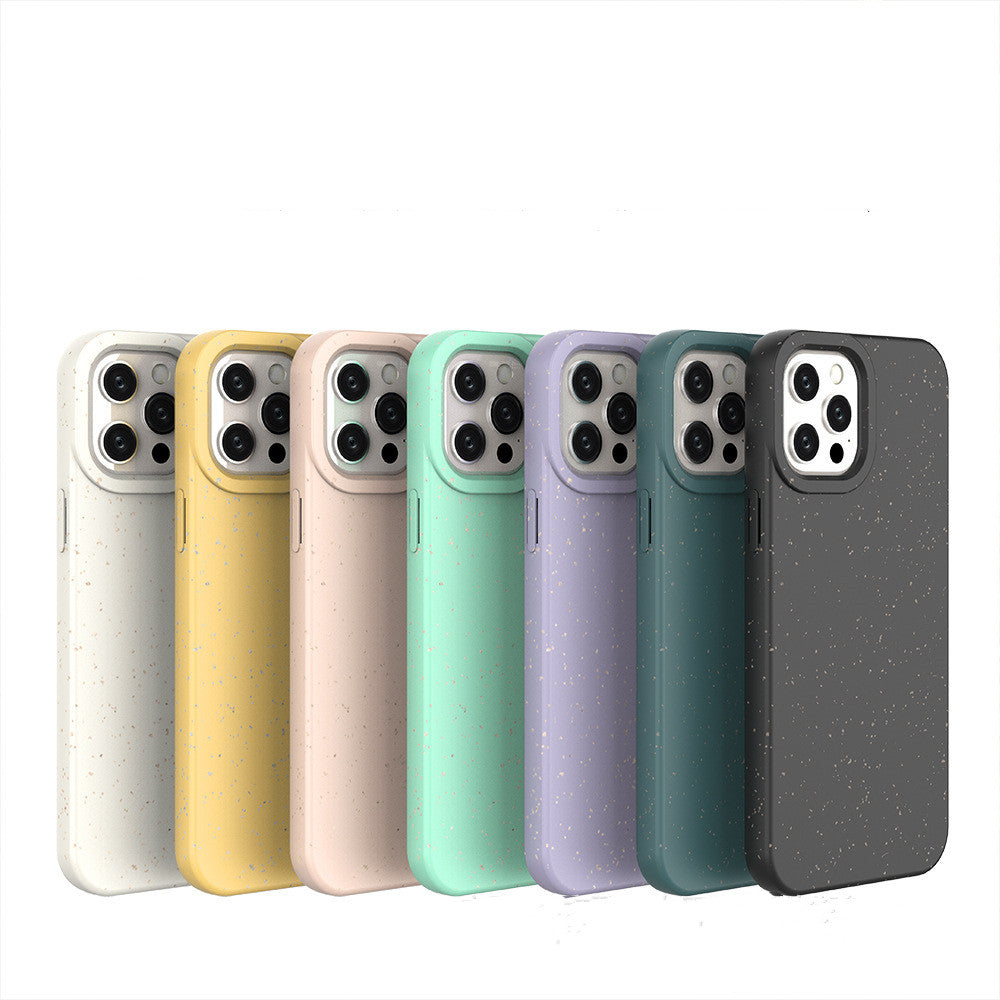 Wheat straw fully degradable protective phone case for Apple iPhone 14 Pro Max