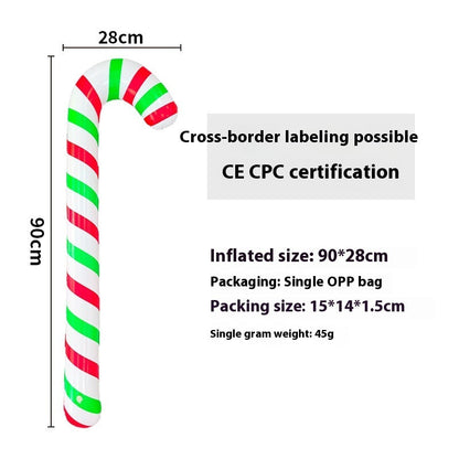 Inflatable Christmas ball outdoor garden decoration displayed on a lawn
