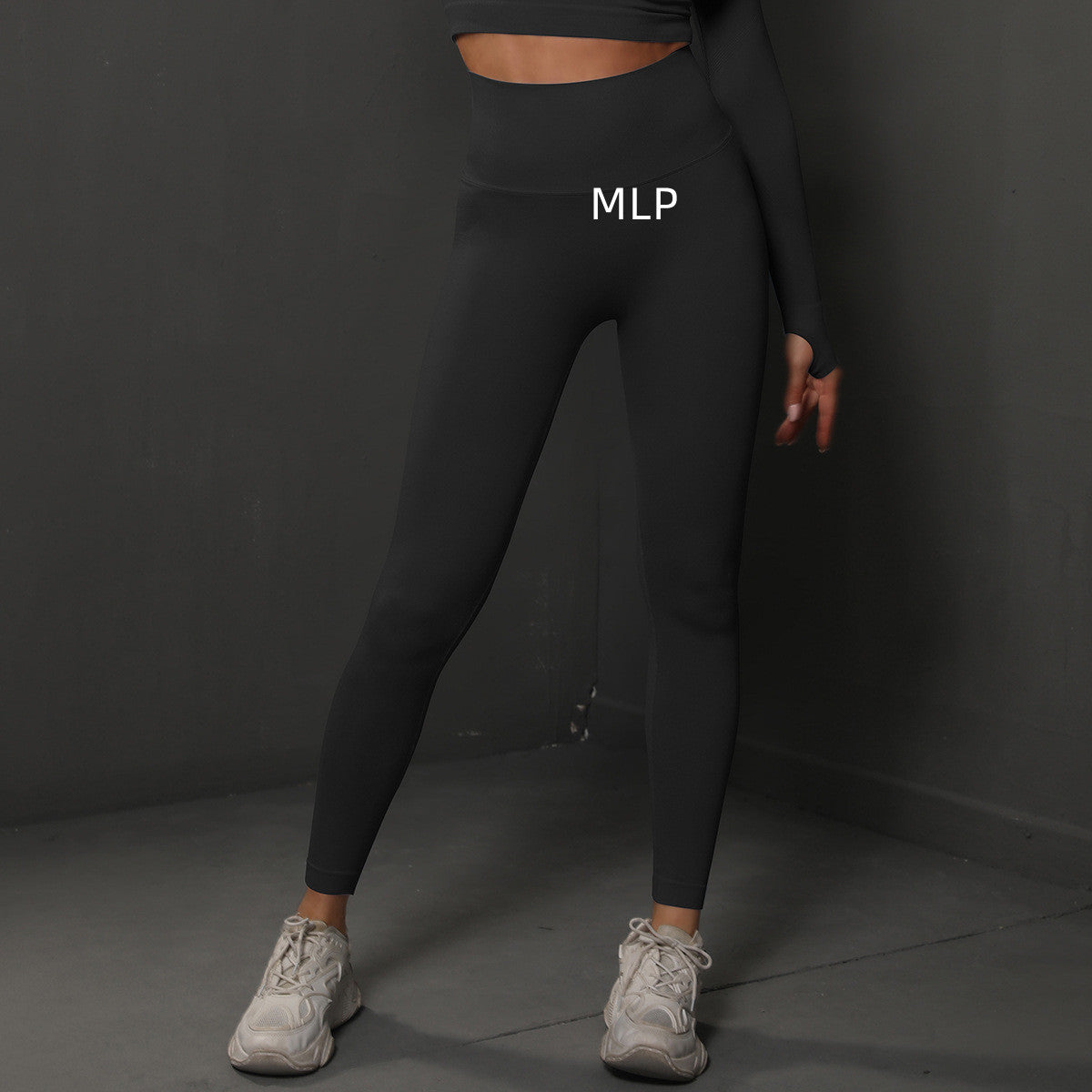 Black Master Contour leggings by My Store with a high-waisted, sculpting fit