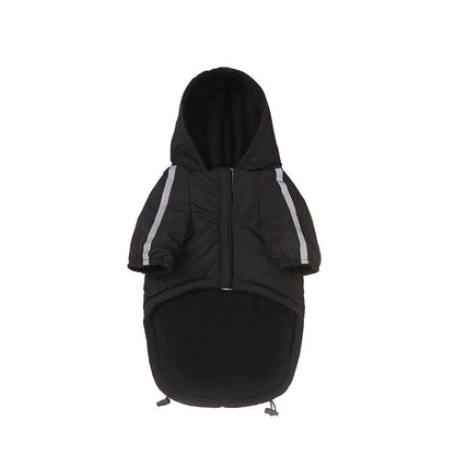 Fashion dog clothing shell jacket by My Store, showing a lightweight protective coat for dogs