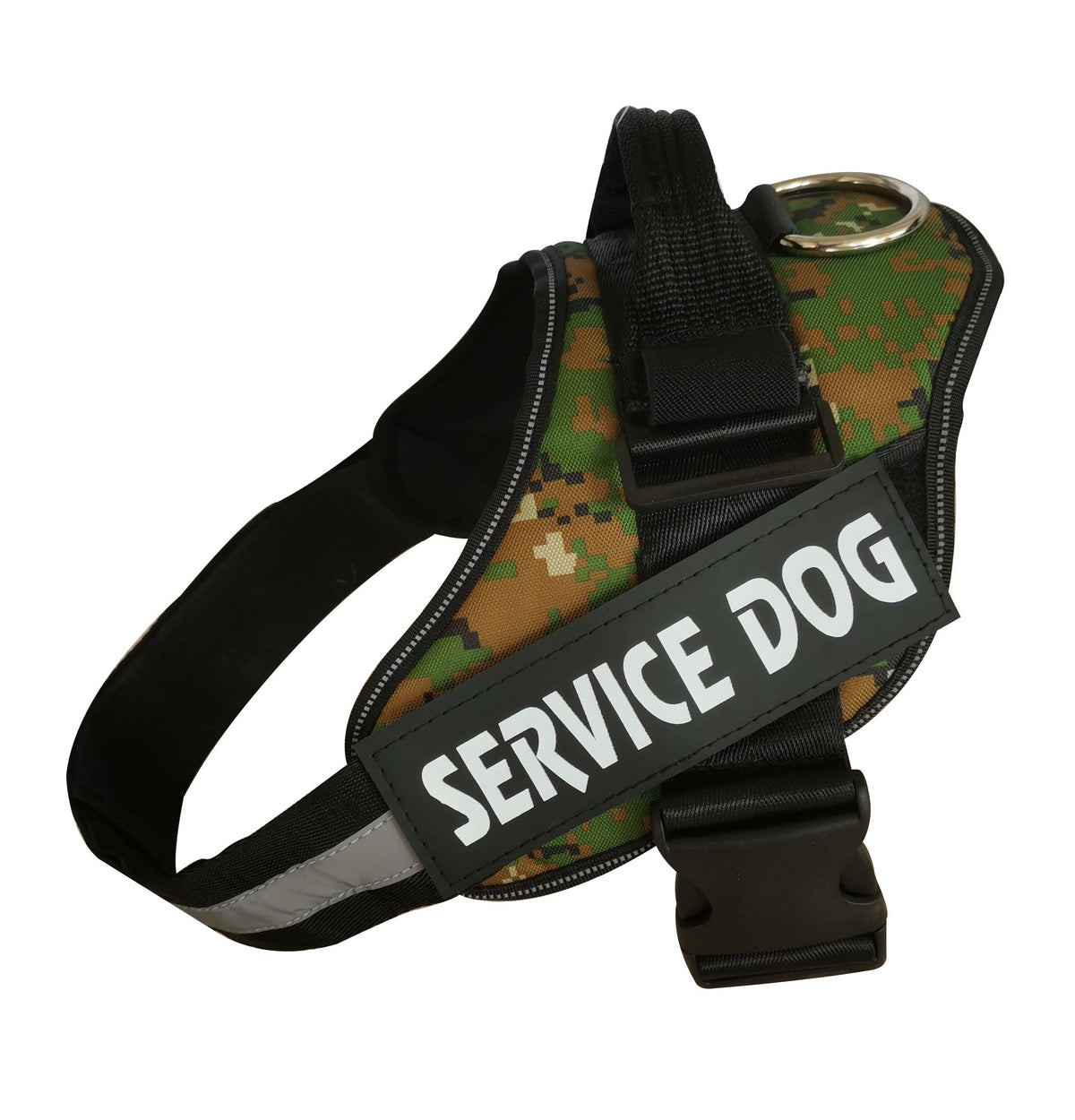 Personalized reflective no-pull dog harness vest, adjustable breathable pet harness for small to large dogs