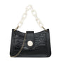 Women's stone pattern shoulder messenger bag by BACKUPMYFILESNOW® with underarm and shoulder straps, casual and stylish design.