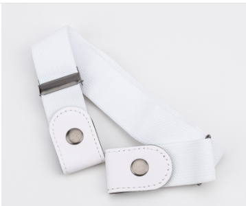 White Lazy Belt denim, single-piece accessory product image