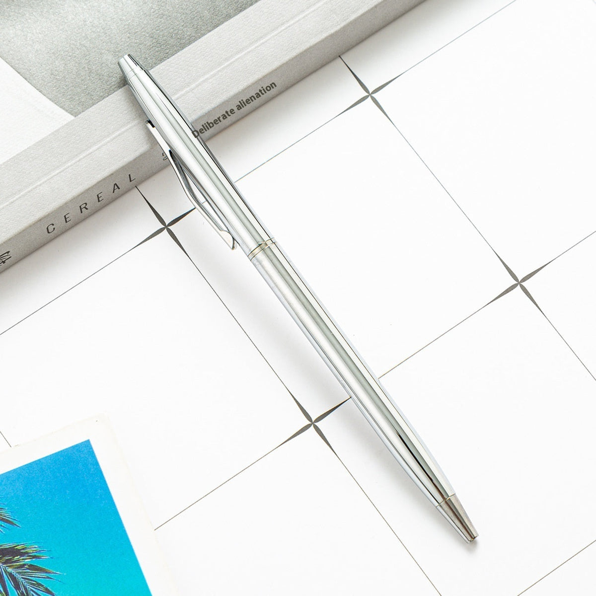 Little Gao Shi gold-plated ballpoint pen with a polished metallic finish and slim writing design