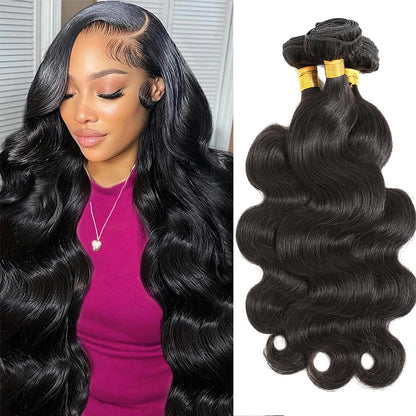 Silky Brazilian Body Wave Hair Bundles 20-24 Inch