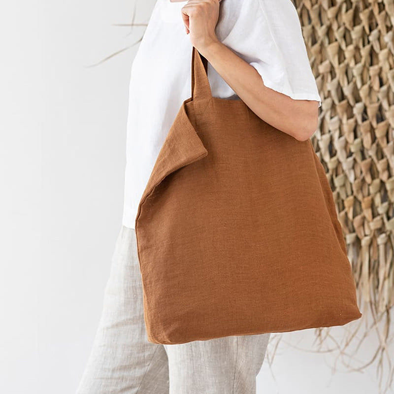Yulu Ma Supermarket eco-friendly foldable tote bag in a compact reusable design