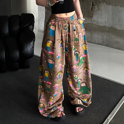 Casua breathable loose-fitting women's trousers in a relaxed, lightweight design