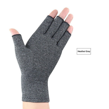 Fingerless pressure-resistant fitness gloves with padded palms for workout protection