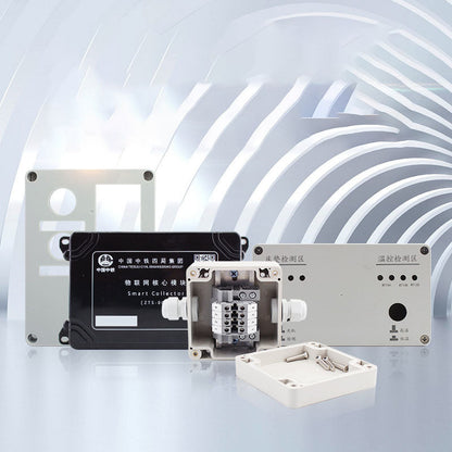 Power Box plastic shell junction box, Type 0, white enclosure with cable entry openings