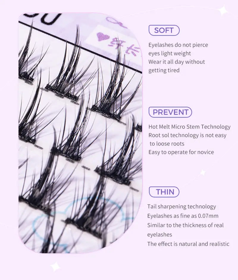 Cosplay Anime Cluster Lashes