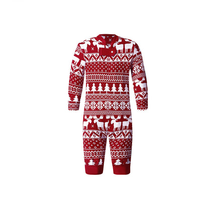 My Store Christmas printed parent-child wear matching outfits