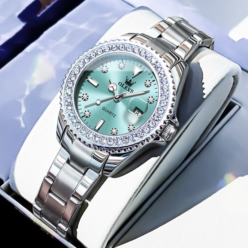 Stylish business quartz women's watch with a sleek dial and elegant bracelet design