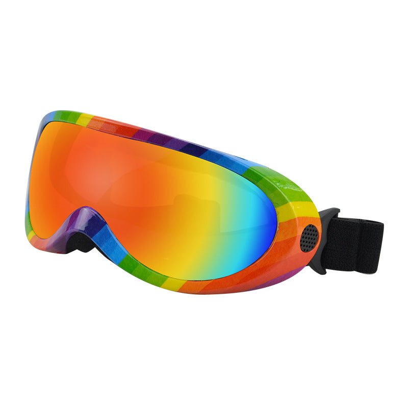 Cat windproof outdoor pet sunglasses with tinted lenses and adjustable frame