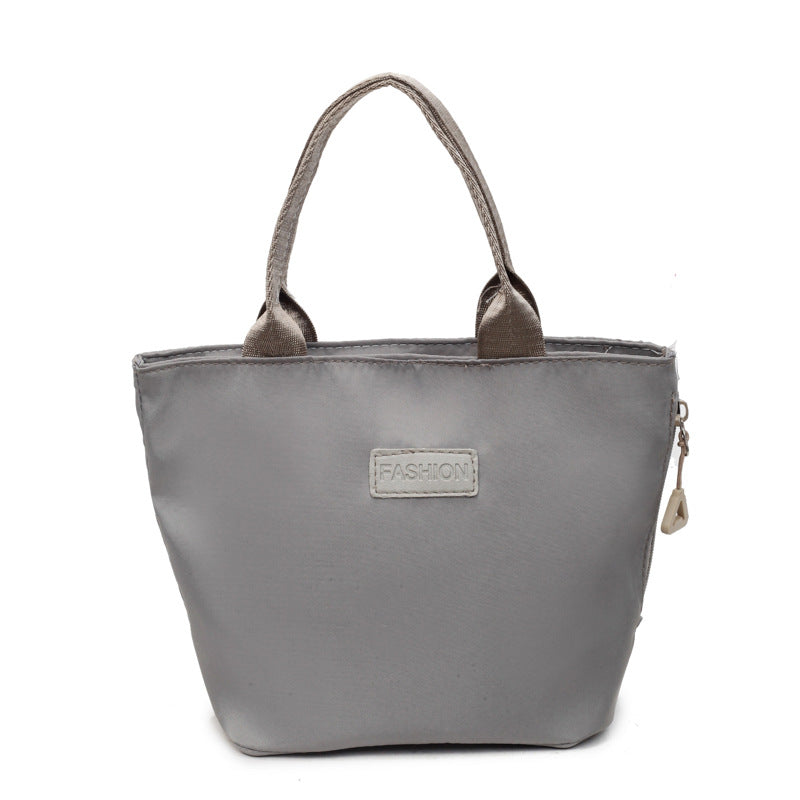 Fashionable women's casual fabric tote handbag with versatile commuter design