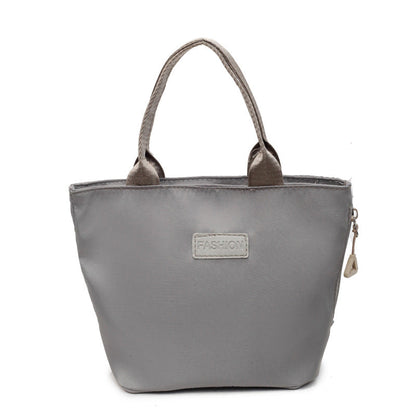 Fashionable women's casual fabric tote handbag with versatile commuter design