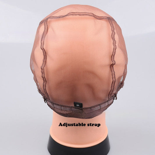 Hand-crocheted Wig Cap With Mesh Base